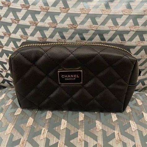 chanel spa bag|Chanel makeup bag for sale.